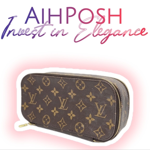✅️SOLD✅Louis Vuitton Monogram Trousse Brush GM Cosmetic Pouch(Date Code:VI 0052) - Picture 3 of 16